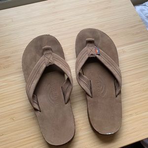 Never Worn Rainbow Flip Flops!